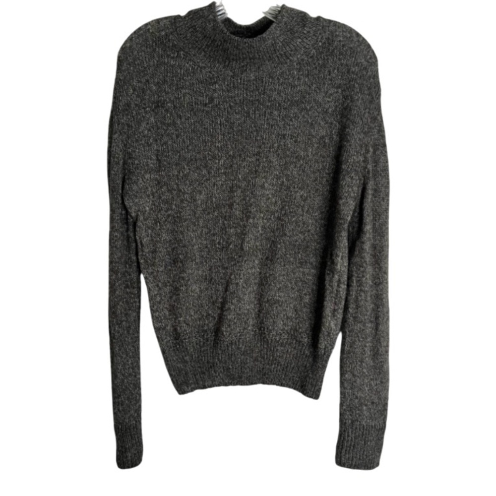LE17SEPTEMBRE Long Sleeve Knit Mohair Blend Sweater Top Gray Women's 38